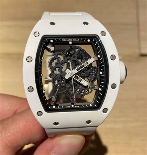 richard mille 055 white price|Richard Mille ceramic bubba watson.